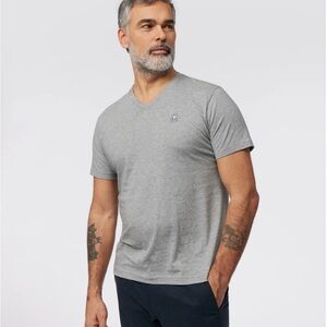 Grey Mens Classic Crew Neck Tee